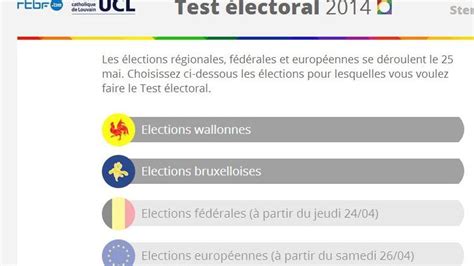 rtbf test electoral